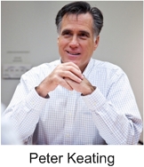 Mitt Romney as Peter Keating